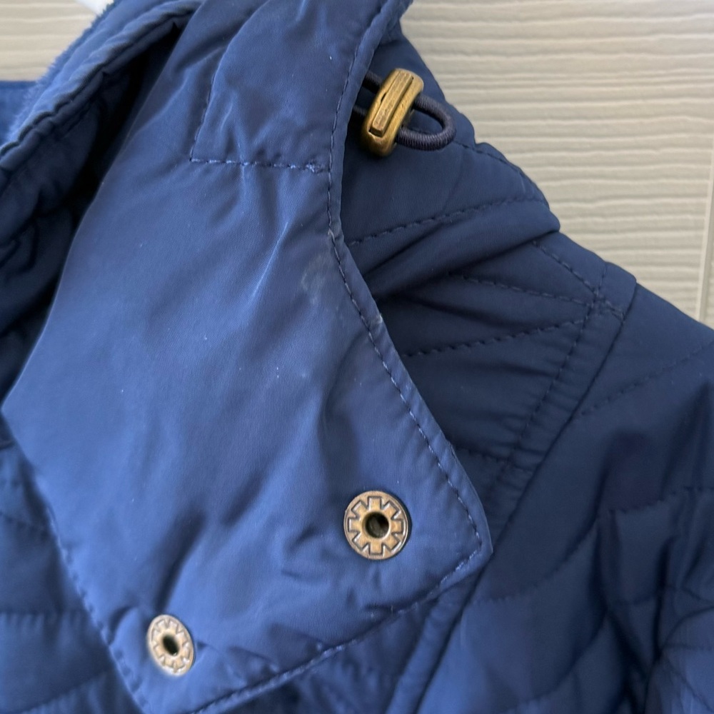 Navy Quilted Jacket - image 4